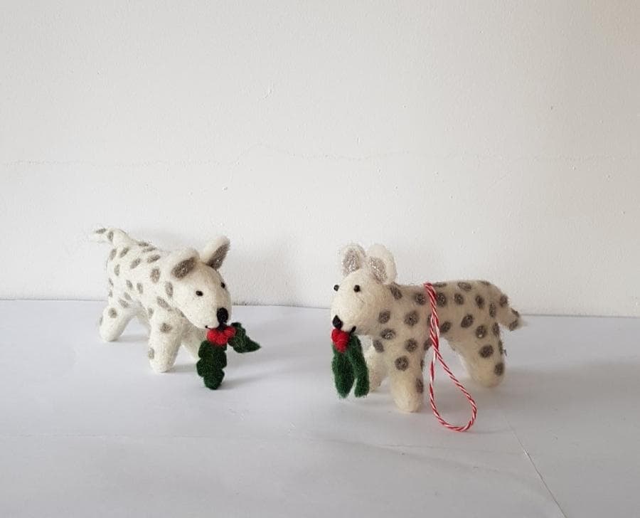 Embroidery motif bauble