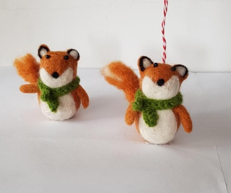 spiral motif soft bauble